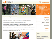 Tablet Screenshot of essentialkinetics.com